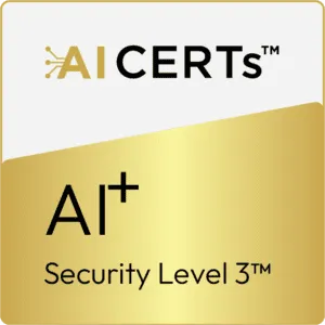 AI+ Security Level 3 badge