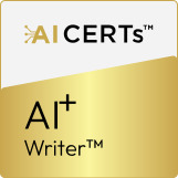 AI+ Writer badge